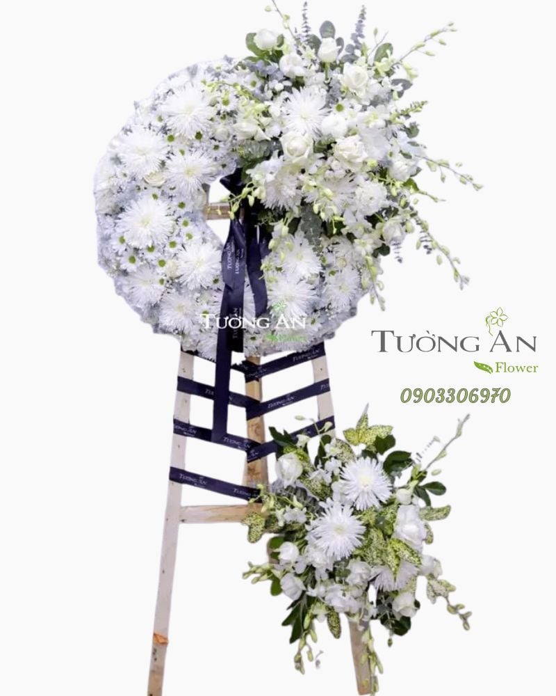  Vòng Hoa Tang Lễ - B313 