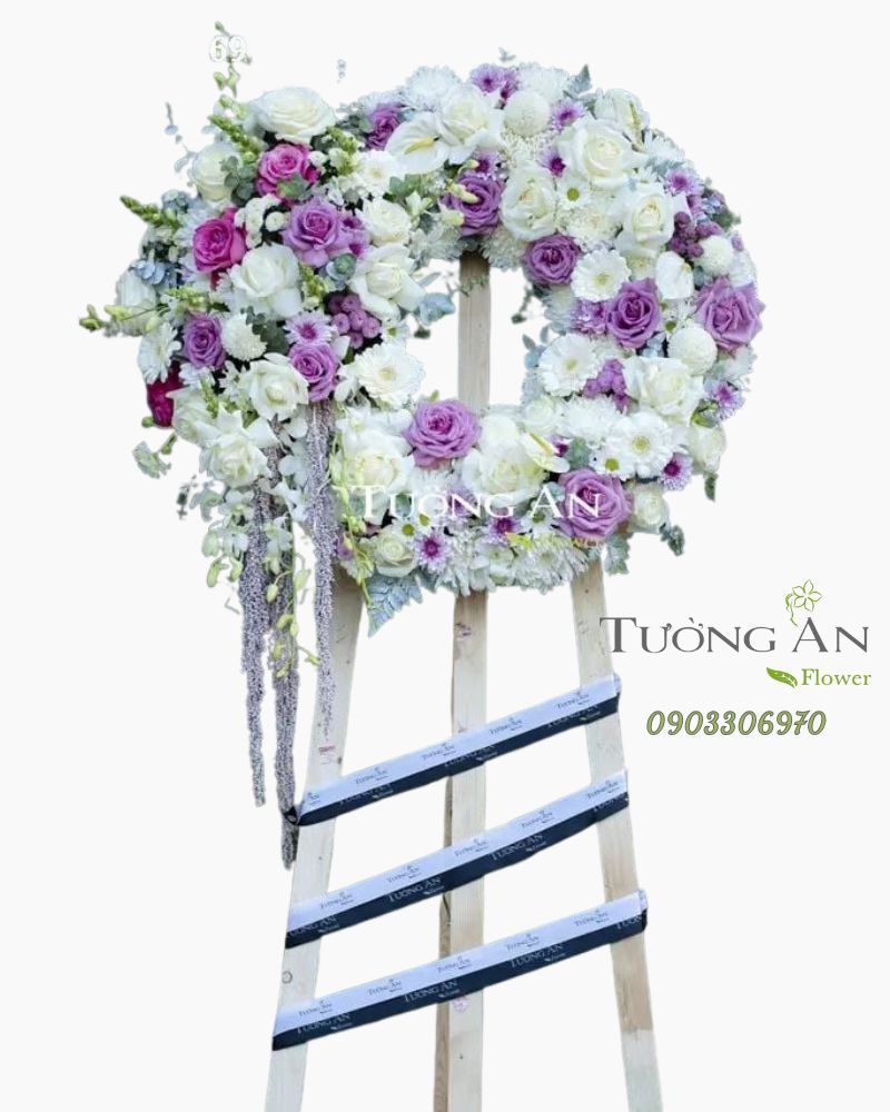  Vòng Hoa Tang Lễ - B343 