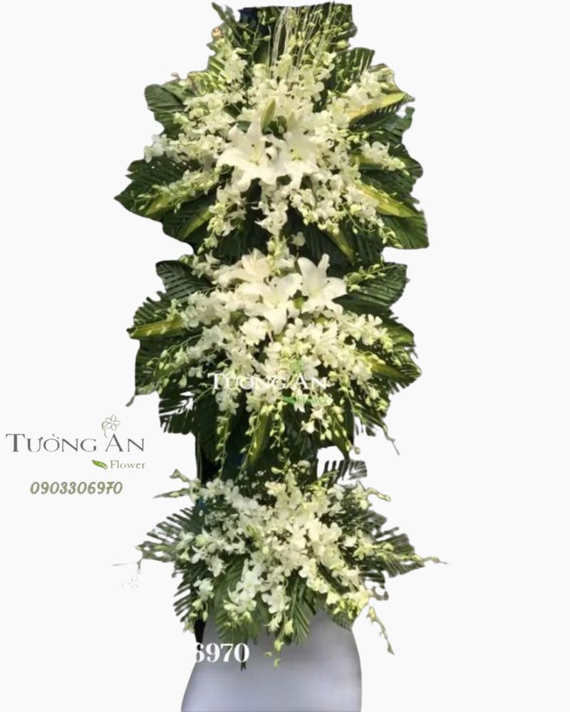  Vòng Hoa Tang Lễ Cao Cấp - B243 