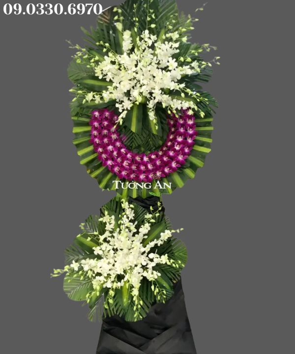  Vòng Hoa Tang Lễ Giao Nhanh - B269 