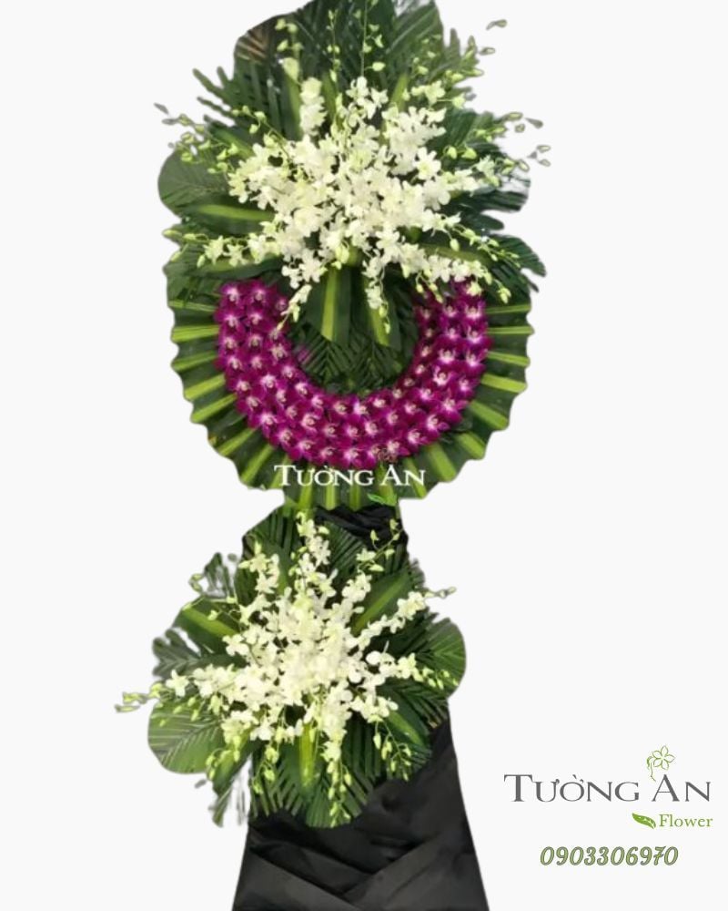  Vòng Hoa Tang Lễ Giao Nhanh - B269 