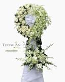  Vòng Hoa Tang Trắng - B297 