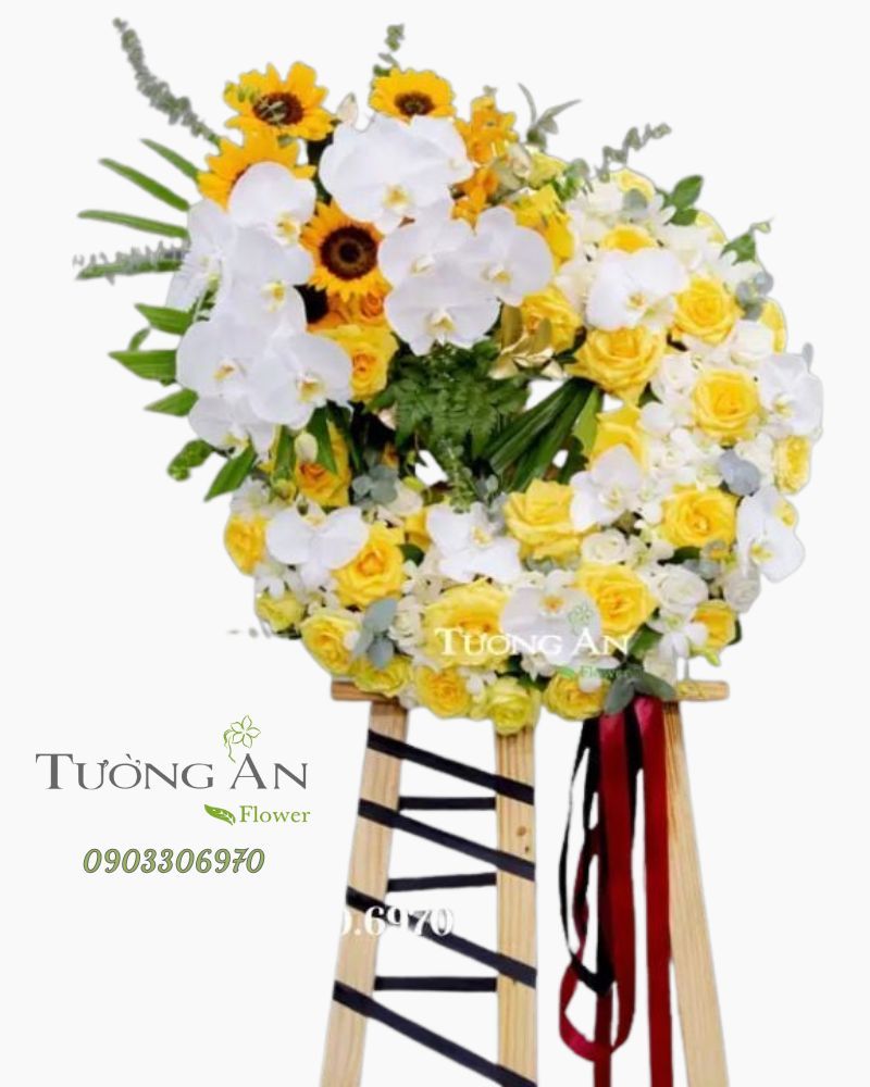  Vòng Hoa Thành Kính Phân Ưu - B327 