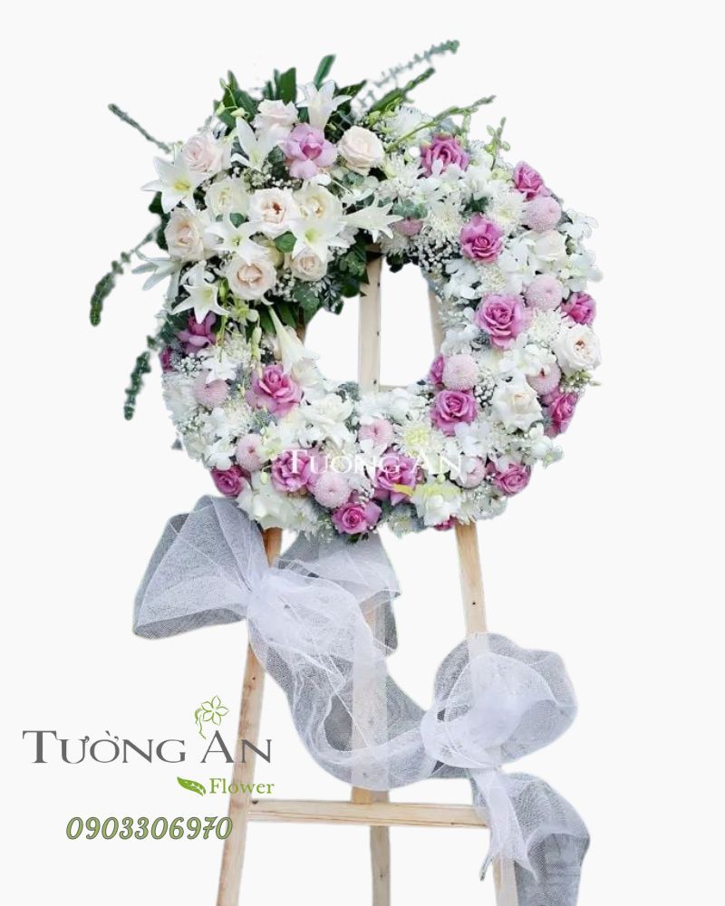  Vòng Hoa Thành Kính Phân Ưu - B357 