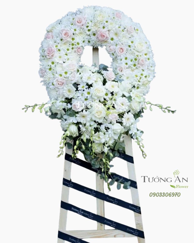  Vòng Hoa Viếng Hiện Đại - B344 