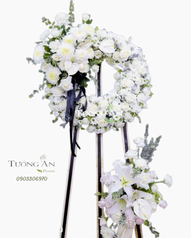  Vòng Hoa Viếng Người Đạo Chúa - B332 