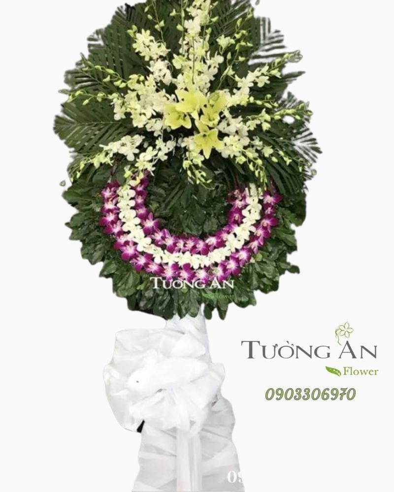  Vòng Hoa Viếng Tang Lễ - B260 