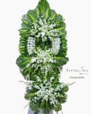  Vòng Hoa Viếng Tông Trắng Hoành Tráng - B251 