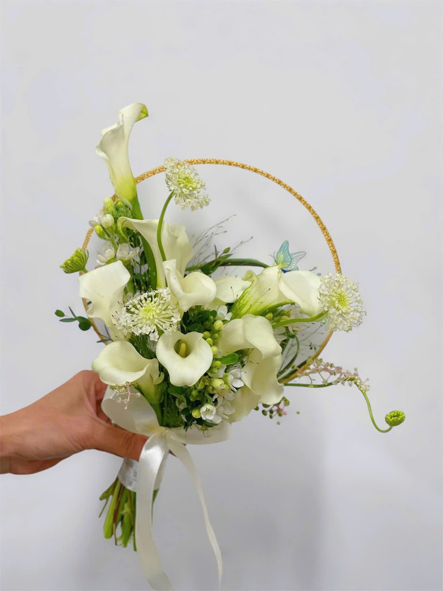  Bó Hoa Cưới Ký Ức Màu Trắng - HC20 