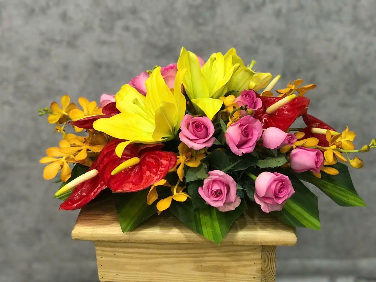  Hoa Ovan Để Bàn - OV23 