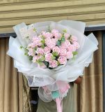  Bó Hoa Sáp Hồng Phấn Gửi Nắng Mai - HST10 