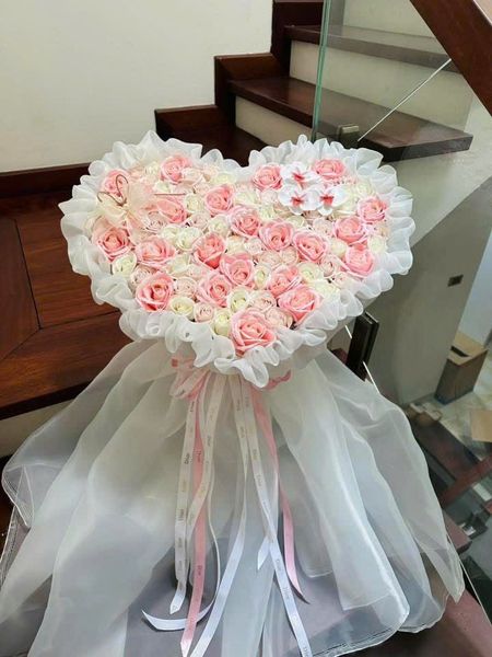 Bó Hoa Sáp Trái Tim Dịu Dàng - HST11