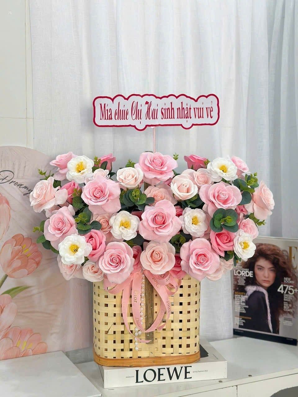  Bó Hoa Sáp Ngọt Ngào Tuổi Mới - HST18 