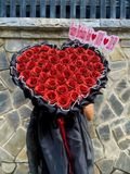  Bó Hoa Sáp Trái Tim Đỏ Bất Diệt - HST20 