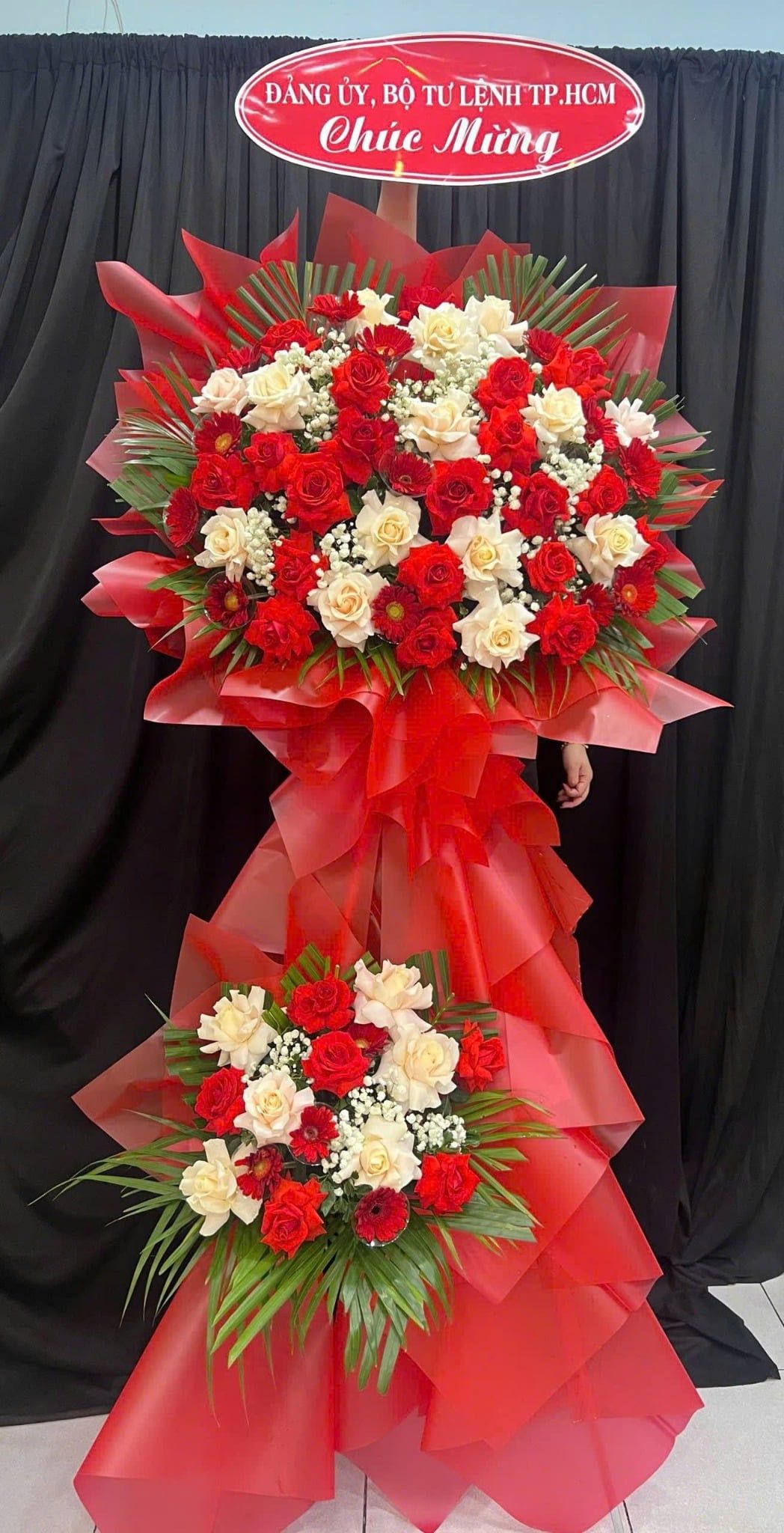  Hoa Chúc Mừng Hồng Phát Vẹn Toàn - HCM04 