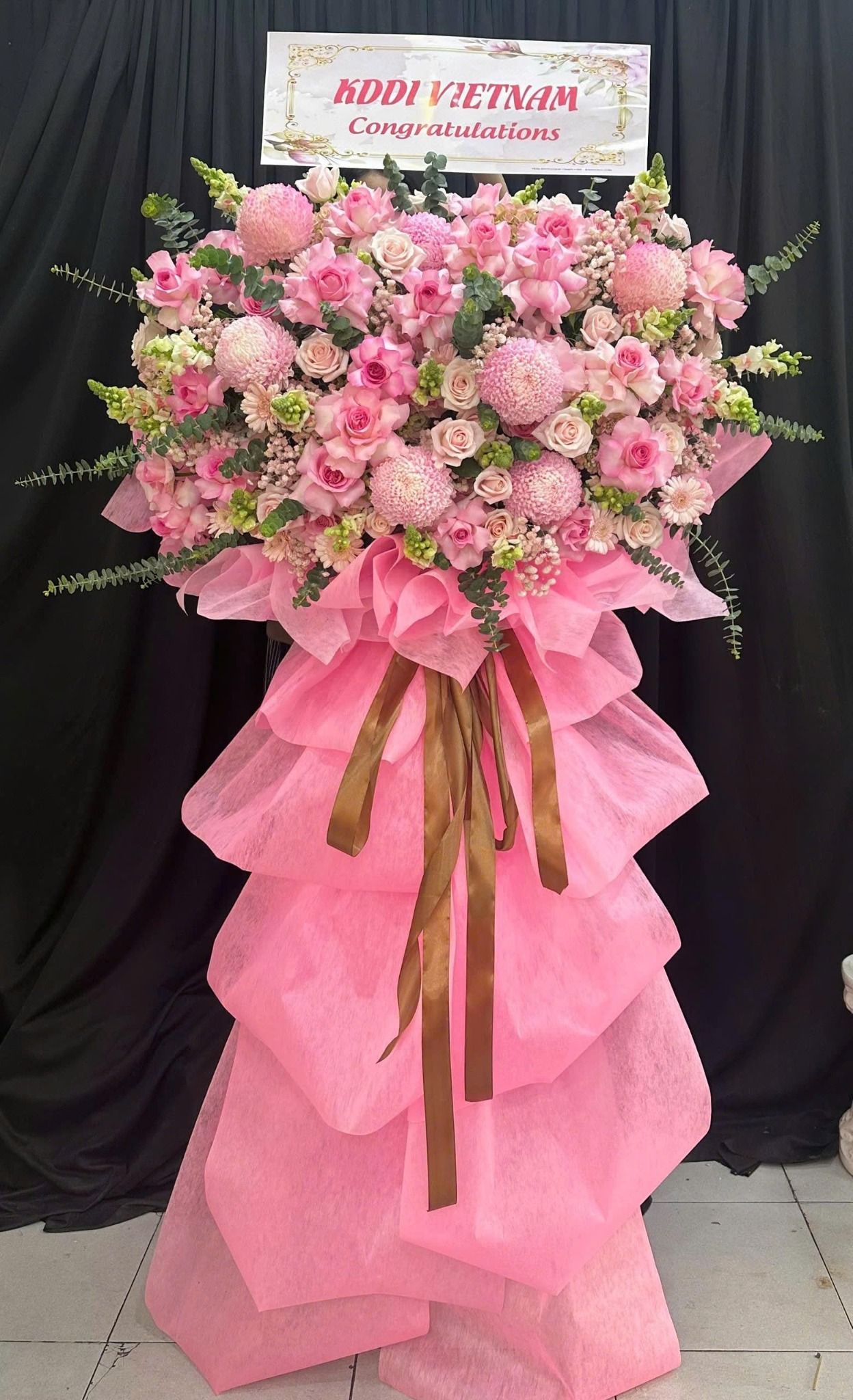  Hoa Chúc Mừng Hồng Phúc Viên Mãn - HCM01 