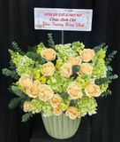  Hoa Cắm Hộp Thanh Xuân Dịu Ngọt - HCH09 