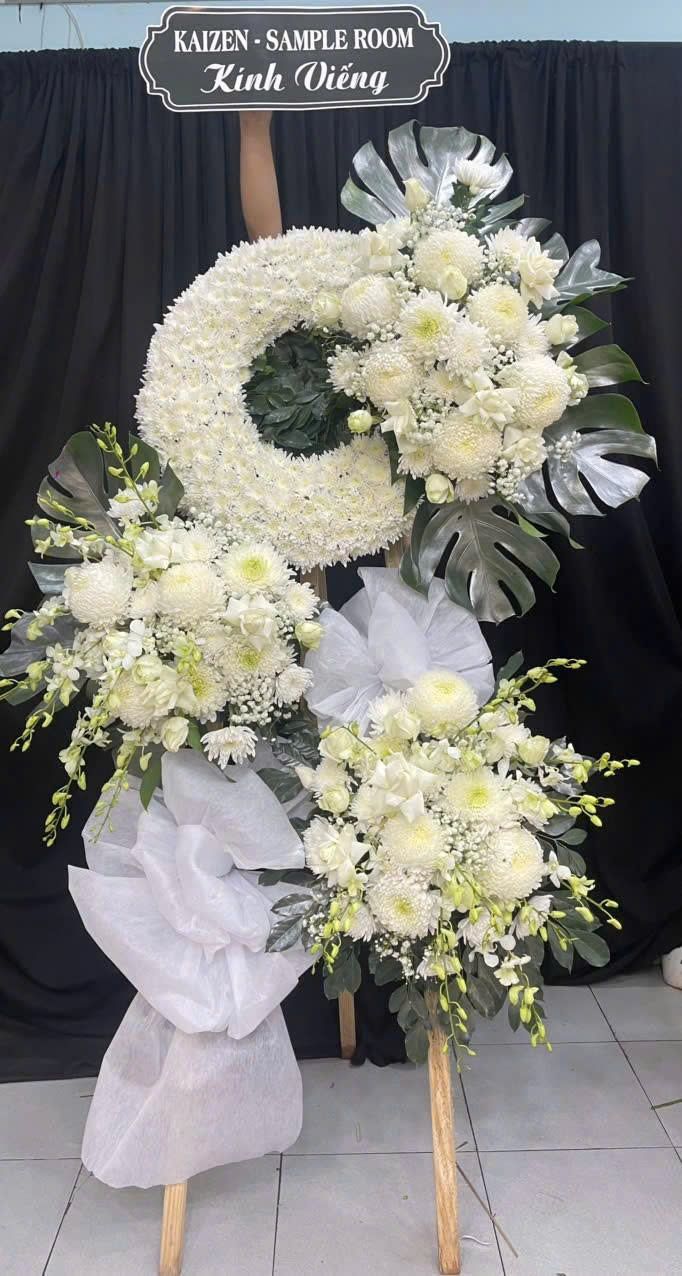  Vòng Hoa Chia Buồn An Nhiên Về Cõi Tịnh - HTL02 