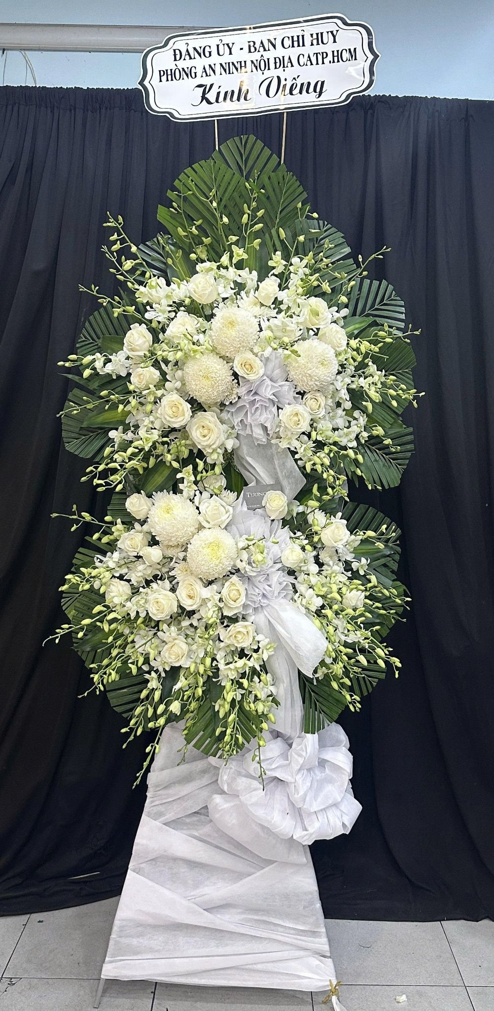  Vòng Hoa Chia Buồn Tịnh Khiết Vĩnh Hằng - HTL17 