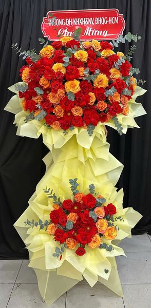 Hoa Chúc Mừng Hồng Diễm Phúc Song Hỷ - HCM17
