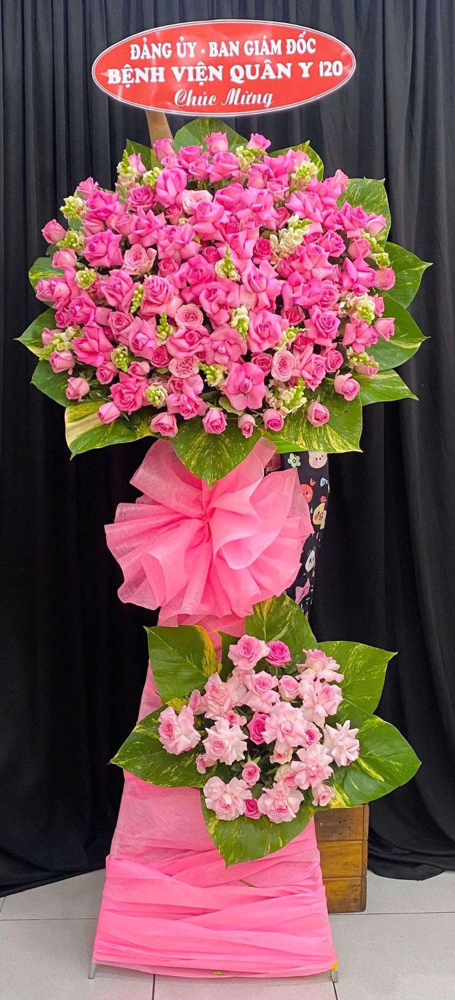  Hoa Chúc Mừng Hồng Vận Khai Xuân - HCM21 