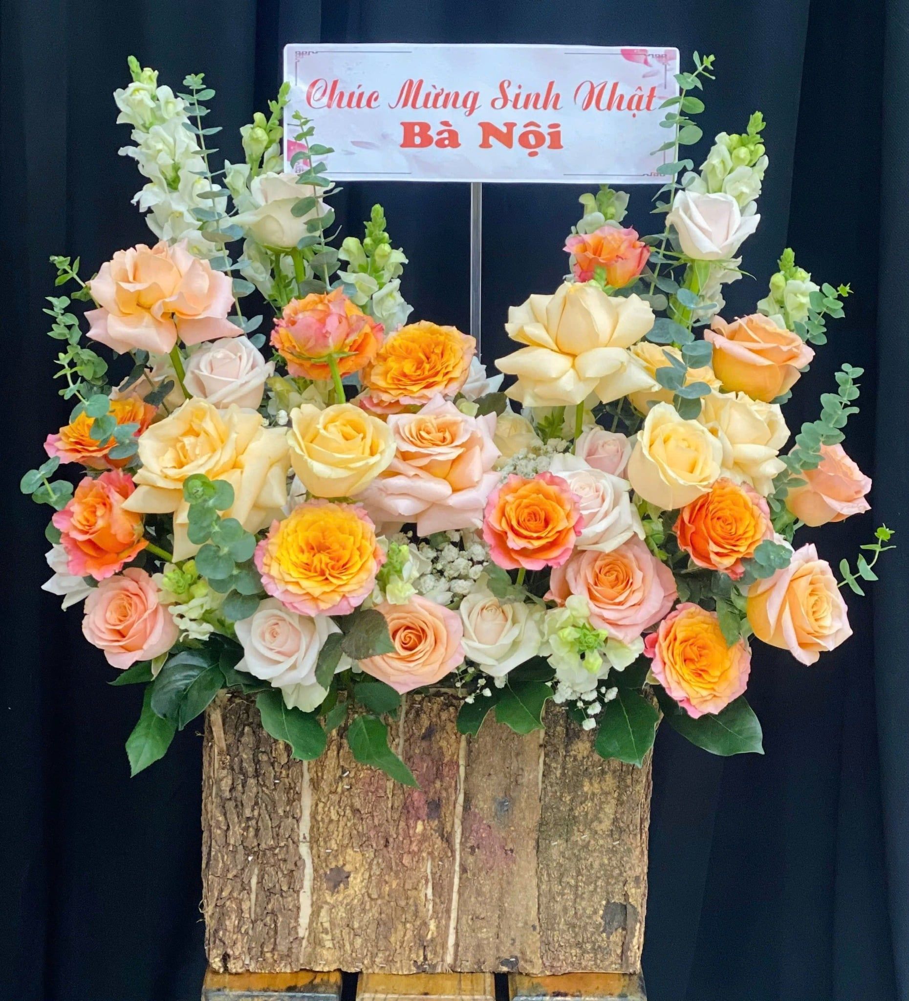  Hoa Cắm Hộp Nắng Dịu Ban Mai - HCH21 