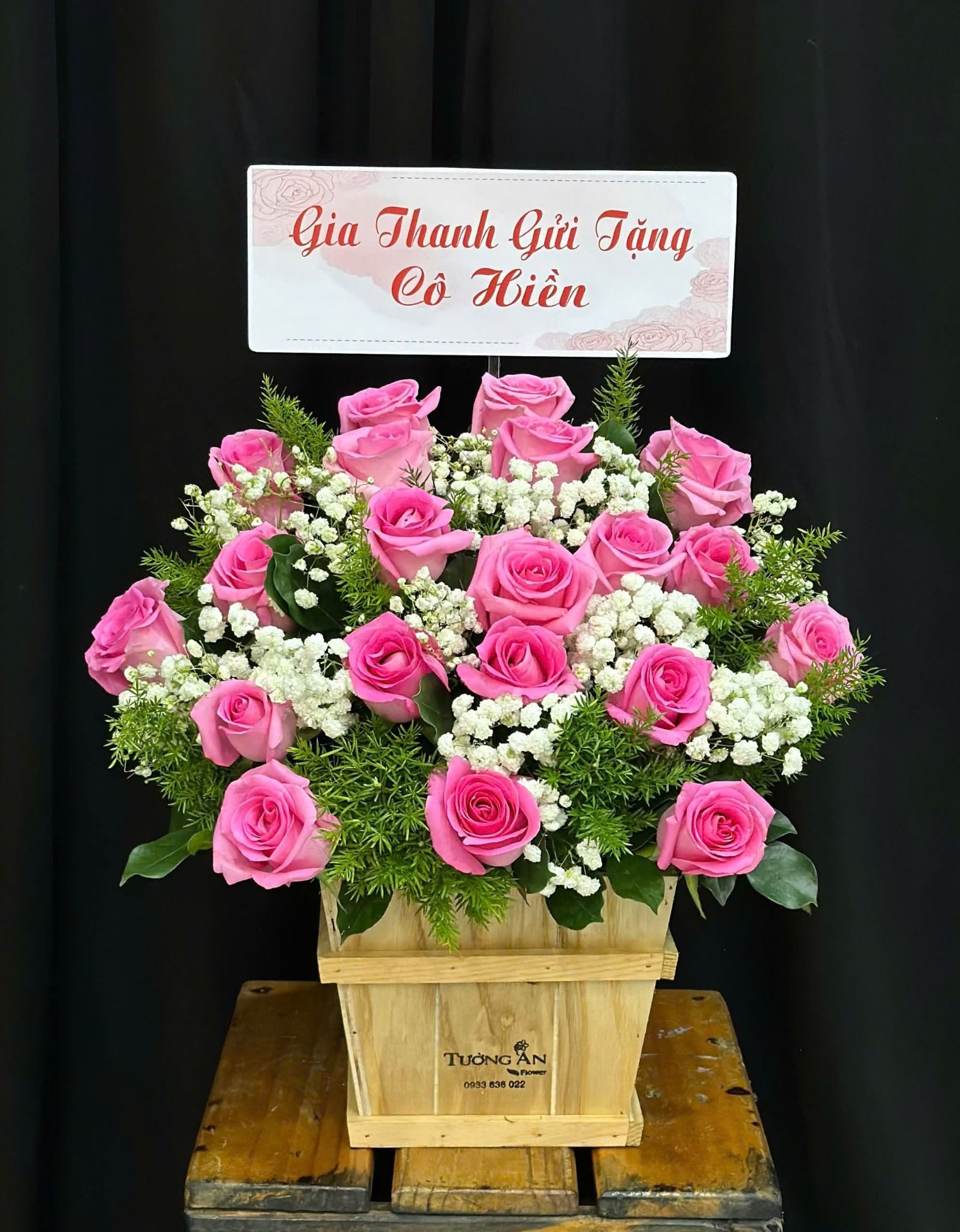  Hoa Cắm Hộp Hồng Yêu Dịu Ngọt - HCH26 