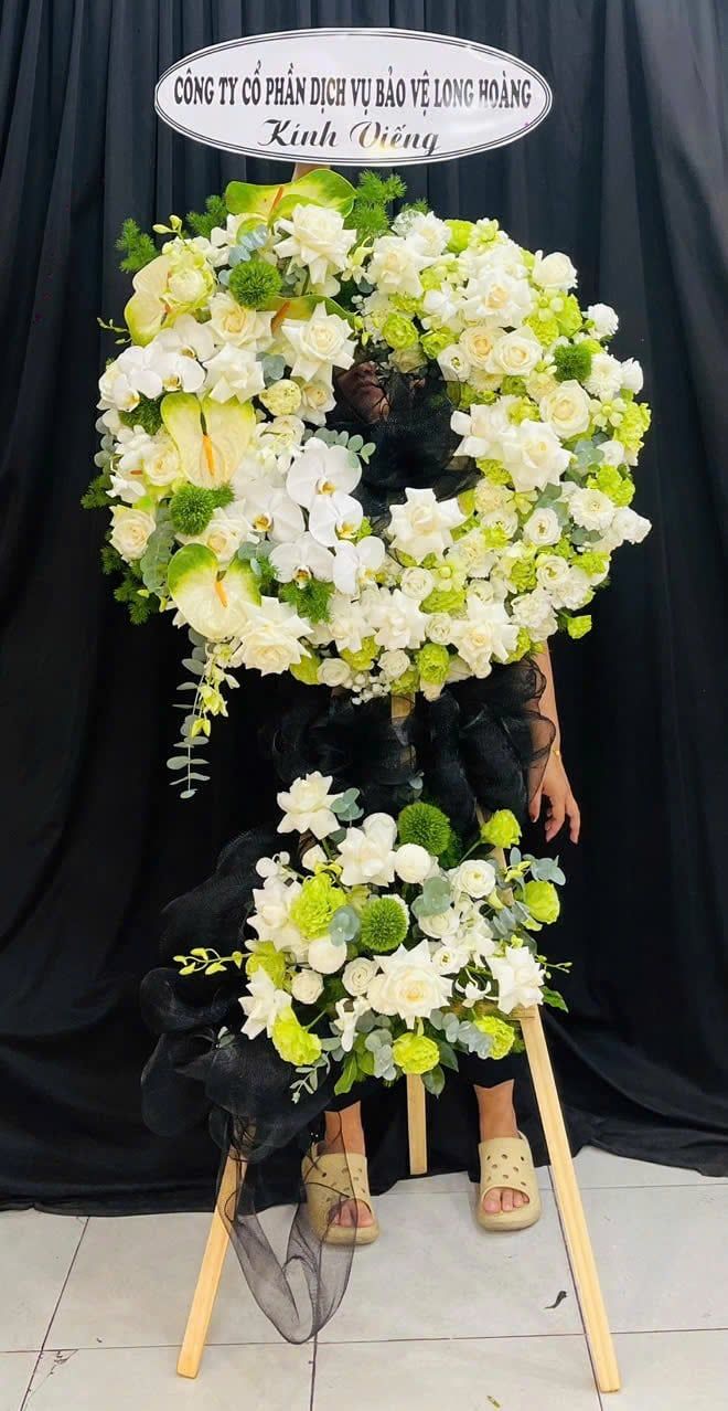  Vòng Hoa Chia Buồn Lời Tiễn Trong Tĩnh Lặng - HTL28 