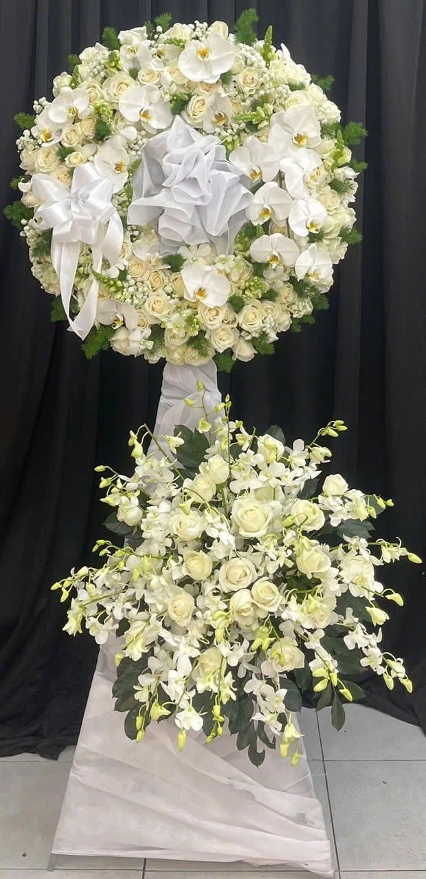  Vòng Hoa Chia Buồn Tiễn Người Về Miền An Nhiên - HTL32 