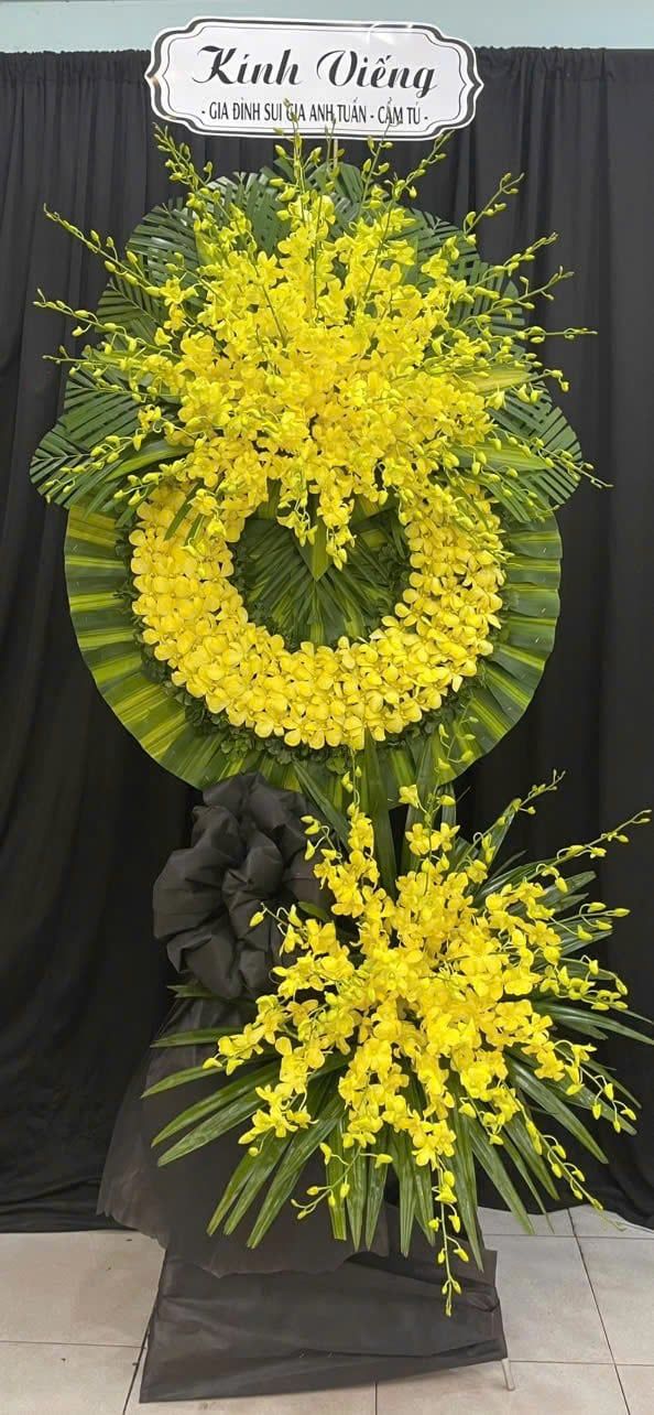  Vòng Hoa Chia Buồn Kính Tiễn Người An Nghỉ - HTL29 