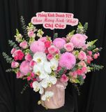  Hoa Cắm Hộp Hồng Ngọc Thanh Xuân - HCH34 