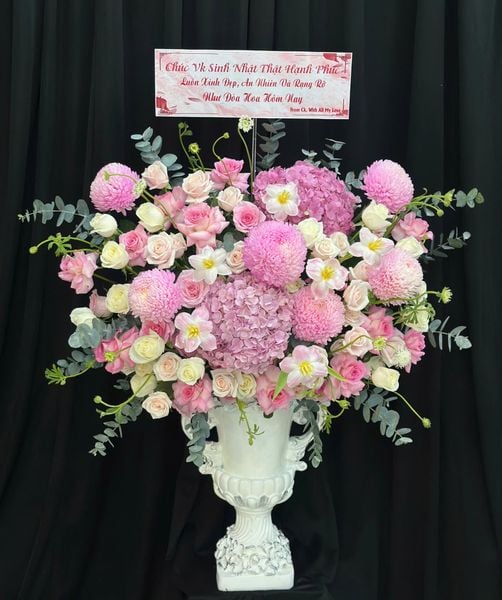 Bình Hoa Hồng Ngà Thuần Khiết - HCB10