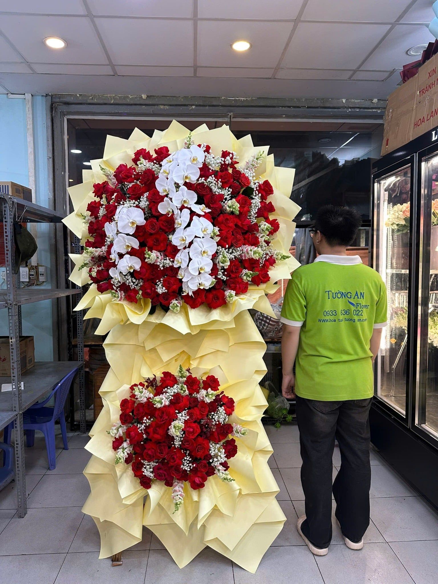  Hoa Chúc Mừng Hồng Phát Thịnh Vượng - HCM34 