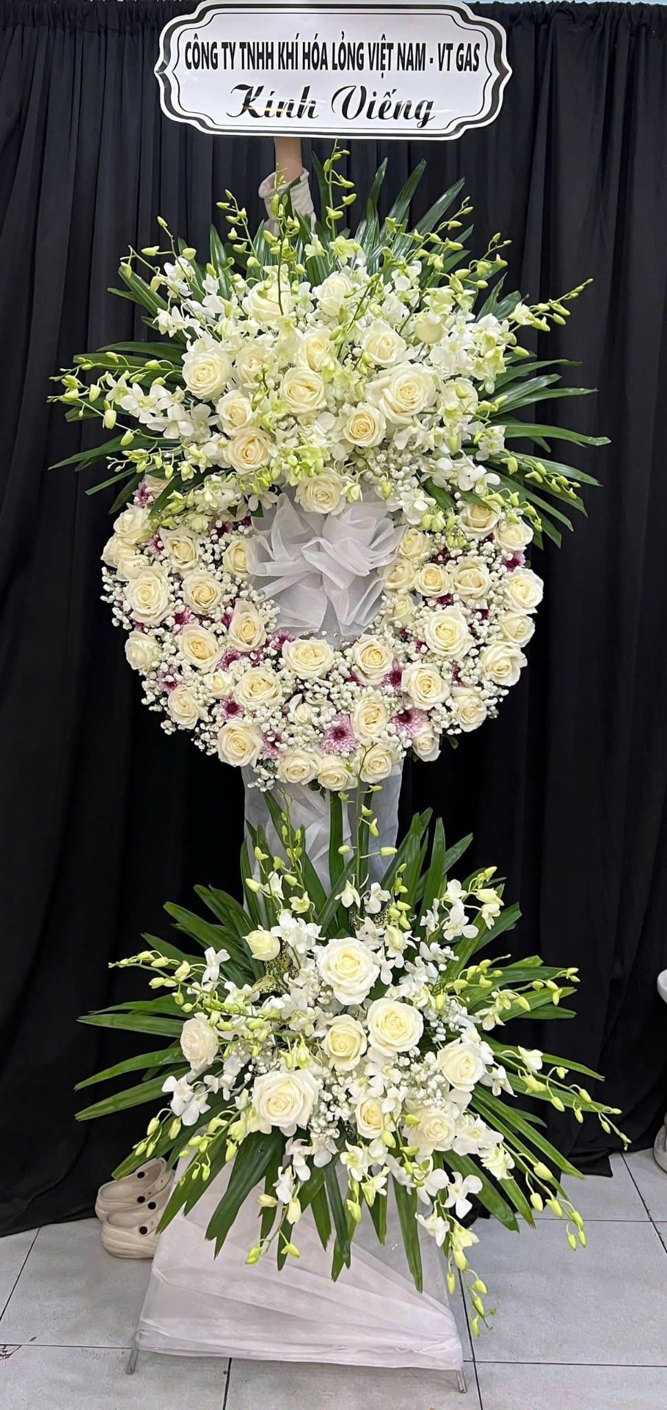  Vòng Hoa Chia Buồn Bình An Nơi Xa - HTL38 