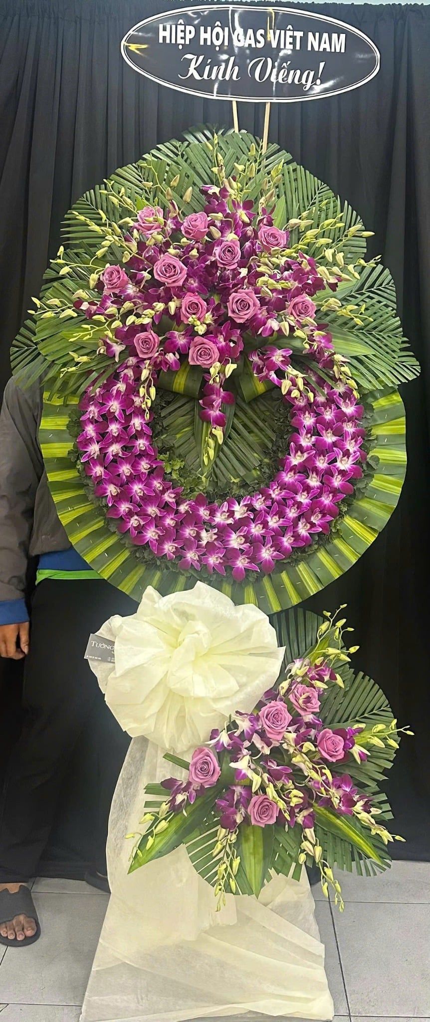  Vòng Hoa Chia Buồn Tiễn Đưa Bình An- HTL41 