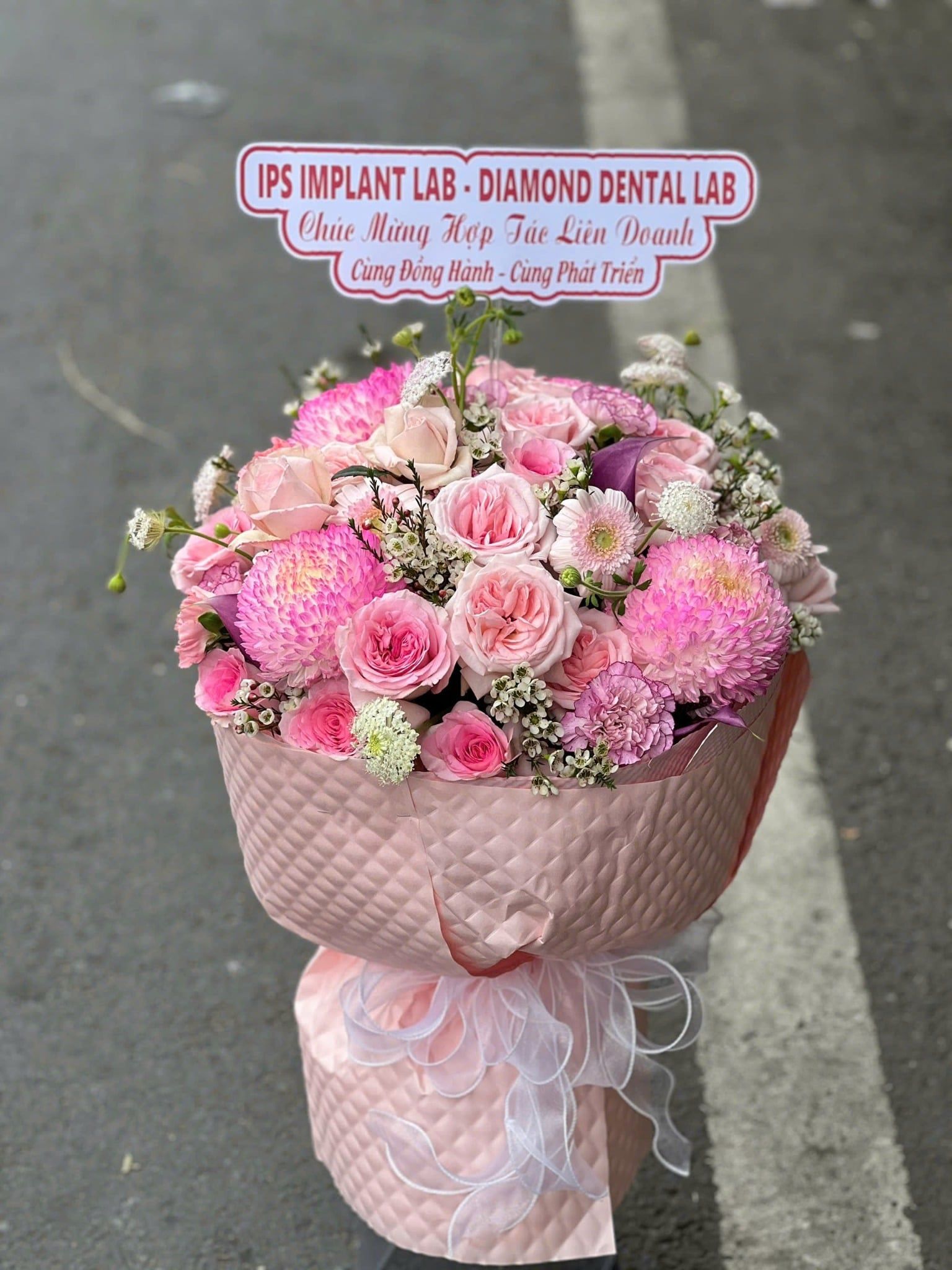  Bó Hoa Hồng Phấn Ngọt Ngào - HBT12 