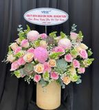  Hoa Cắm Hộp Sắc Hoa Thanh Bình - HCH73 