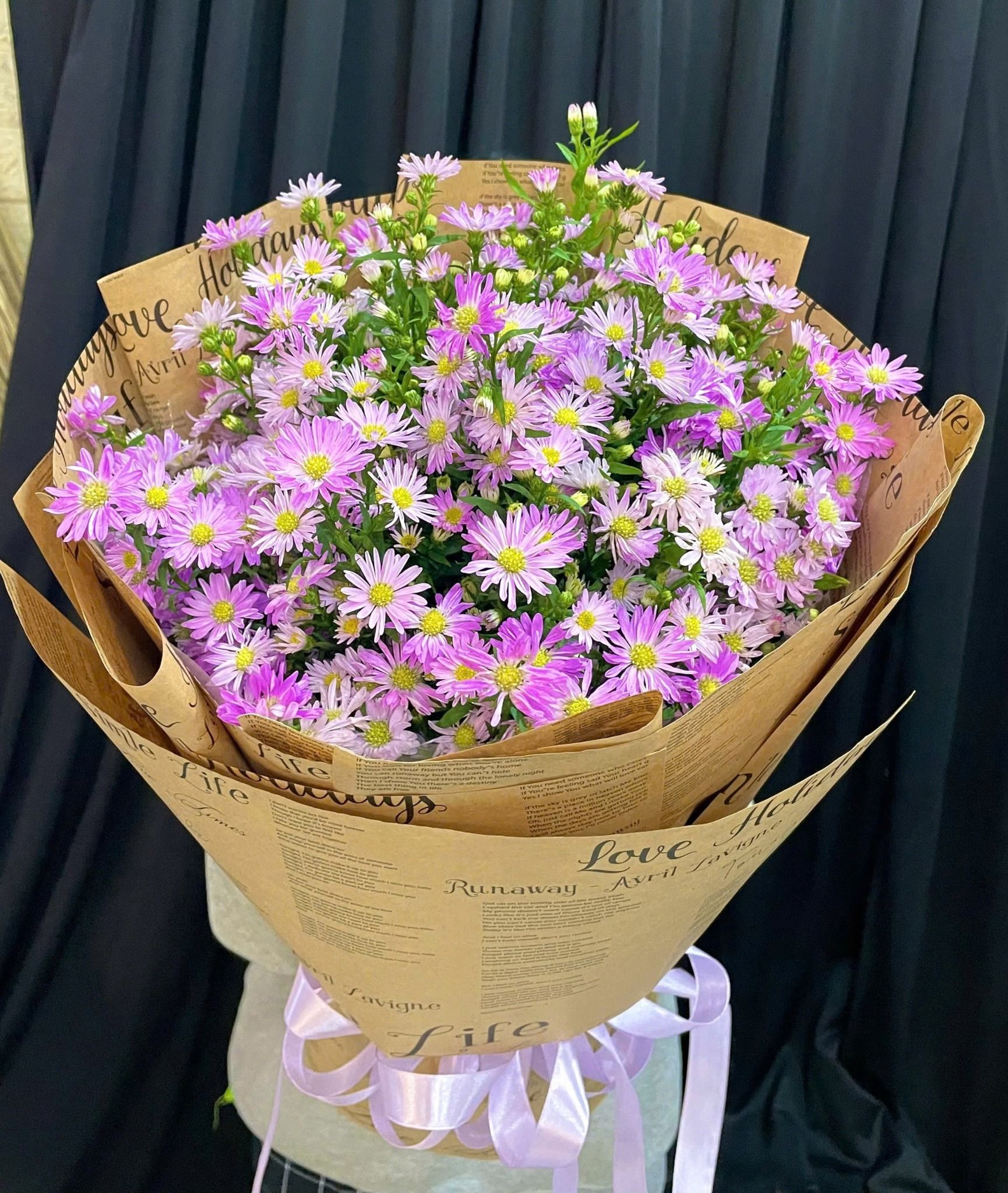  Bó Hoa Tím Nhẹ Yêu Thương - HBT15 