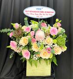  Hoa Cắm Hộp Sắc Hoa Bình Yên - HCH70 