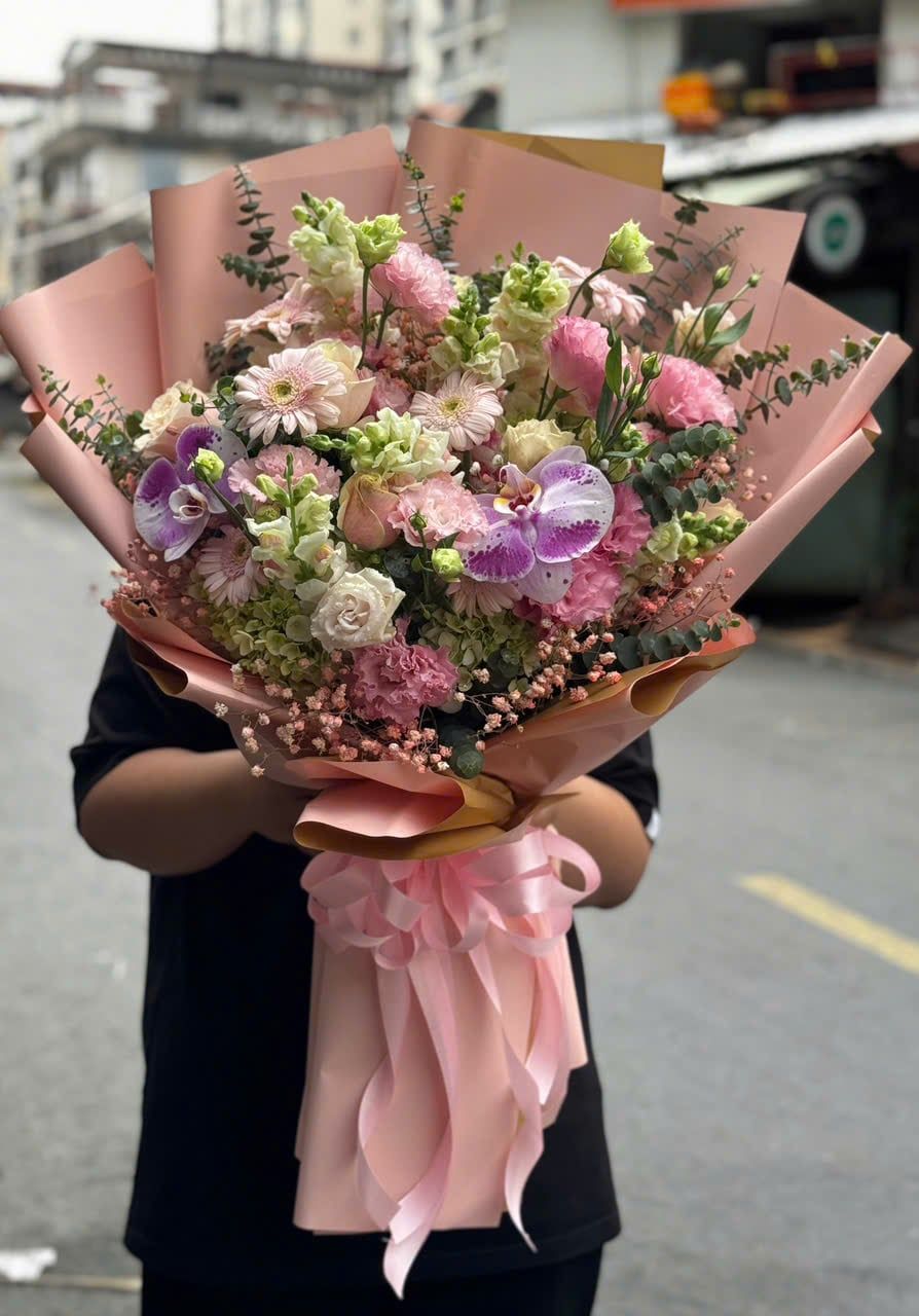  Bó Hoa Vườn Hoa Dịu Dàng - HBD57 