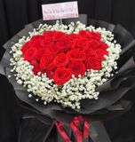  Bó Hoa Trái Tim Rực Lửa - HBT28 