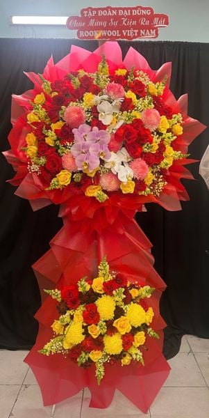 Hoa Chúc Mừng Hồng Phát Rạng Danh - HCM45