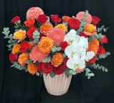  Hoa Cắm Hộp Rực Rỡ Phú Quý- HCH108 
