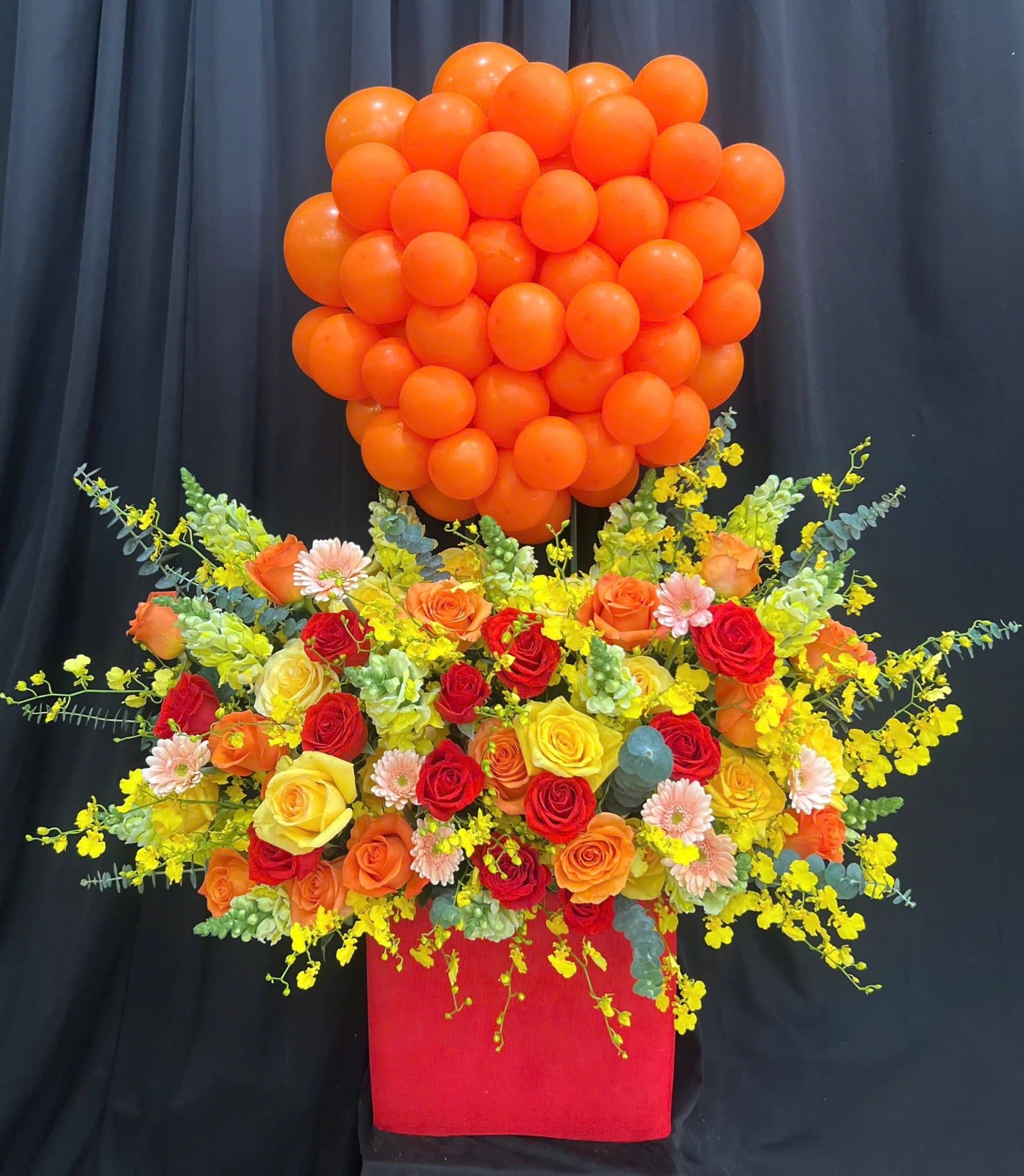  Hộp Hoa Bong Bóng Khởi Sắc Vinh Hoa - HHBB01 