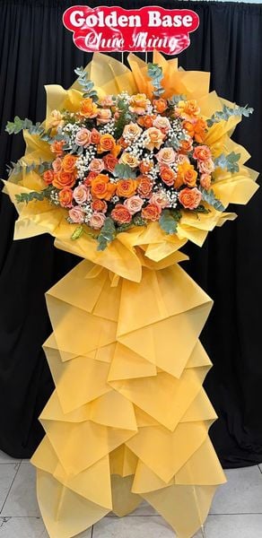 Hoa Chúc Mừng Hoàng Kim Rạng Ngời - HCM78