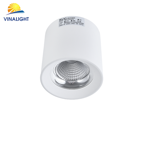 Đèn LED ống bơ nổi tròn VL-D1807 ELV