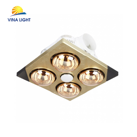 Đèn sưởi nhà tắm âm trần 4 bóng K4BT Kottmann
