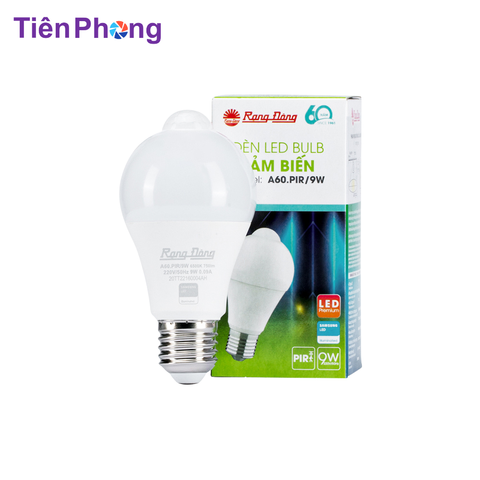 Bóng đèn LED Bulb tròn cảm biến PIR Rạng Đông