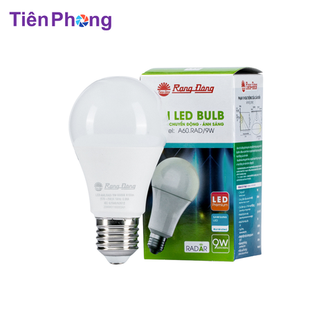 Bóng đèn LED Bulb cảm biến RADA Rạng Đông