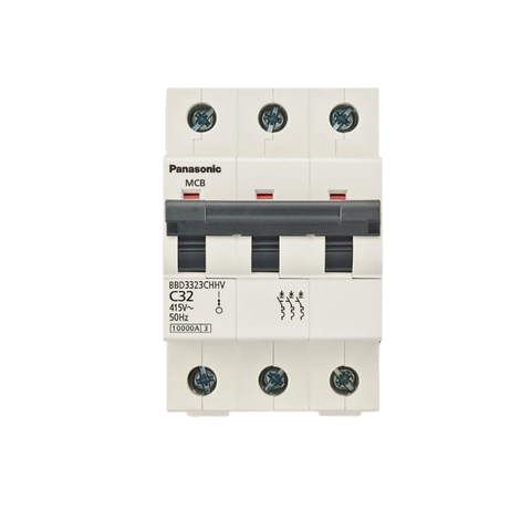 Cầu dao tự động DIN MCB 3P-3E C Curve 10kA Panasonic